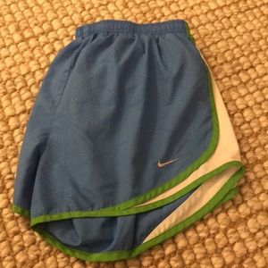 Blue and Lime Nike shorts - sz. L